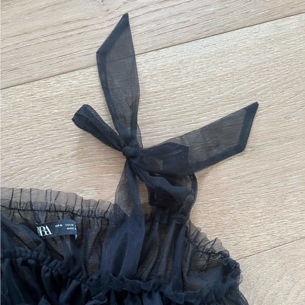 Zara shoulder tie tank top